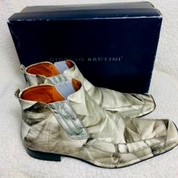 Giorgio Brutini Men’s Leather Square Toe Boots - Picture 2 of 10